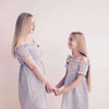 Image of Mom and Daughter Striped Dress
