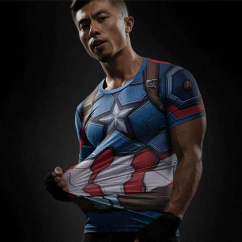 CAPTAIN AMERICA Shield Compression Shirt