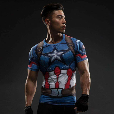 CAPTAIN AMERICA Shield Compression Shirt