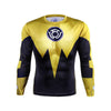 Image of Yellow Lantern Long Sleeve Compression Shirt