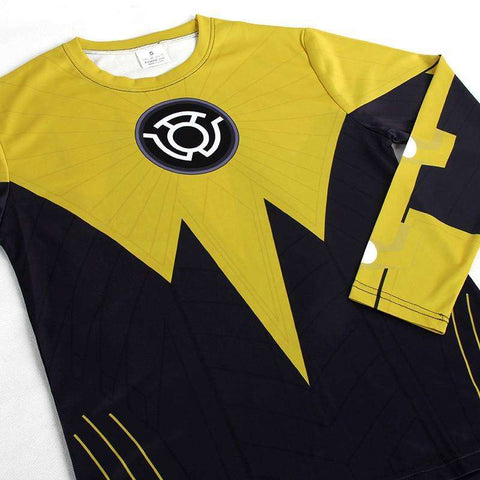 Yellow Lantern Long Sleeve Compression Shirt