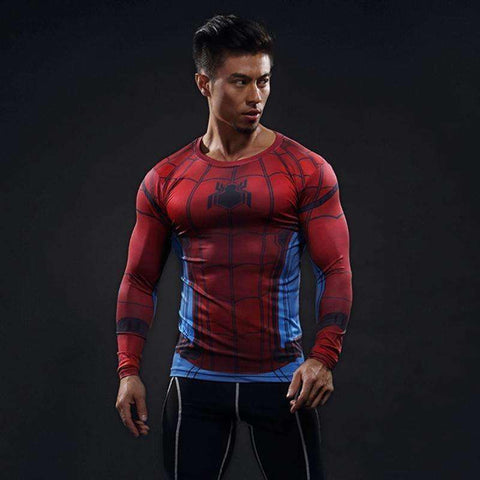 SPIDERMAN Long Sleeve Compression Shirt