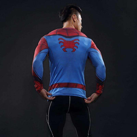 SPIDERMAN Long Sleeve Compression Shirt