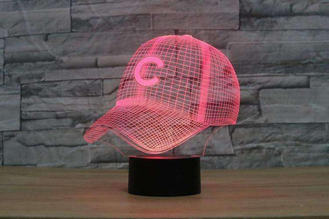 Chicago Cubs 3D Lamp